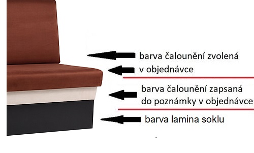 Restaurační boxy DOMINO Restaurační lavice DOMINO