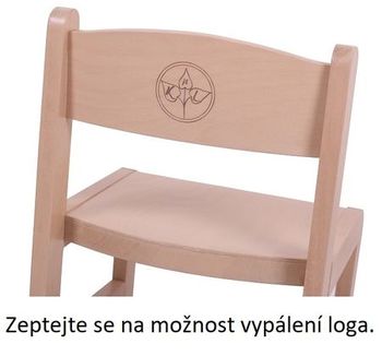 Dětské židle s logem