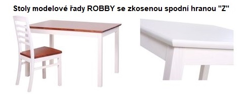 Dřevěné stoly masivní borovice