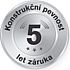 Záruka 4 riky na konstrukční pevnost