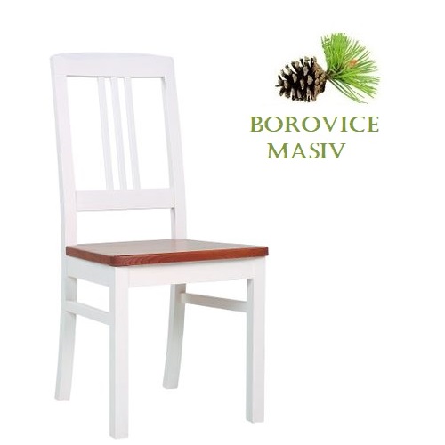 Dřevěné židle masivní borovice