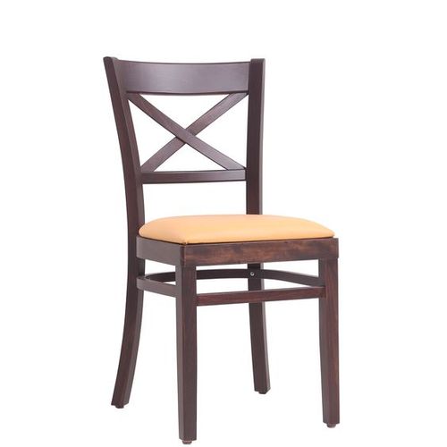 Dřevěné restaurační židle PATTY P čalouněný sedák