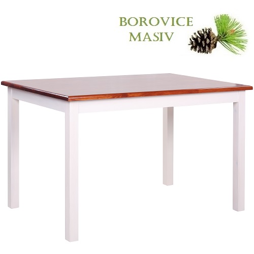 Dřevěné stoly ROBBY 128U borovicové jídelní a restaurační stoly